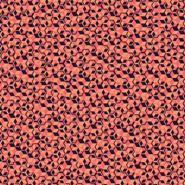  Altıgen Labirent deseni soyut illüstrasyon