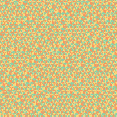  Altıgen Labirent deseni soyut illüstrasyon