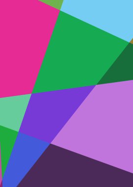 Geometrik soyutlama üretken sanat arkaplan çizimi