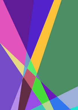 Geometrik soyutlama üretken sanat arkaplan çizimi