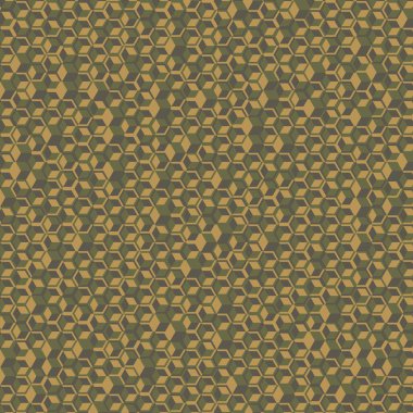  Altıgen Labirent deseni soyut illüstrasyon