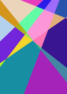 Geometrik soyutlama üretken sanat arkaplan çizimi