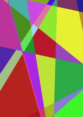 Geometrik soyutlama üretken sanat arkaplan çizimi