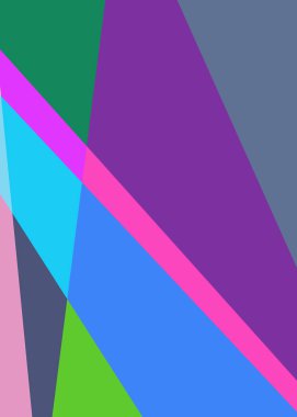 Geometrik soyutlama üretken sanat arkaplan çizimi