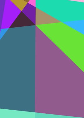 Geometrik soyutlama üretken sanat arkaplan çizimi