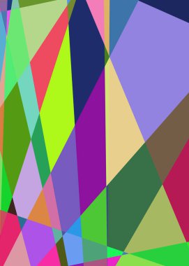 Geometrik soyutlama üretken sanat arkaplan çizimi