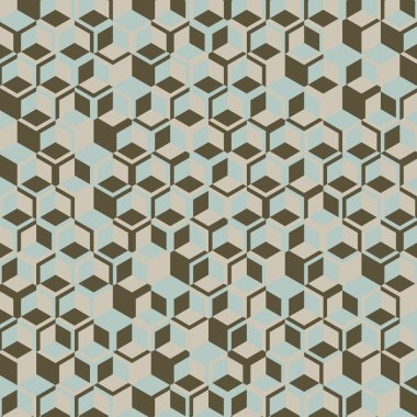  Altıgen Labirent deseni soyut illüstrasyon