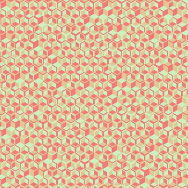  Altıgen Labirent deseni soyut illüstrasyon