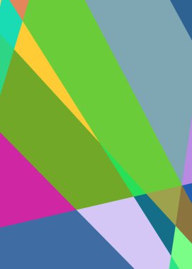 Geometrik soyutlama üretken sanat arkaplan çizimi