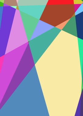 Geometrik soyutlama üretken sanat arkaplan çizimi