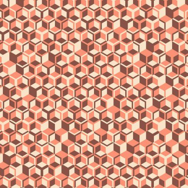  Altıgen Labirent deseni soyut illüstrasyon