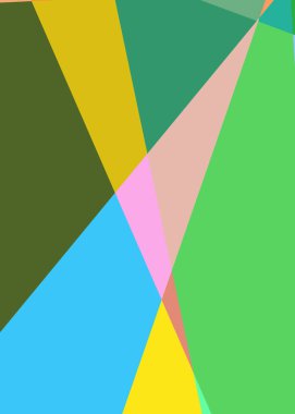 Geometrik soyutlama üretken sanat arkaplan çizimi