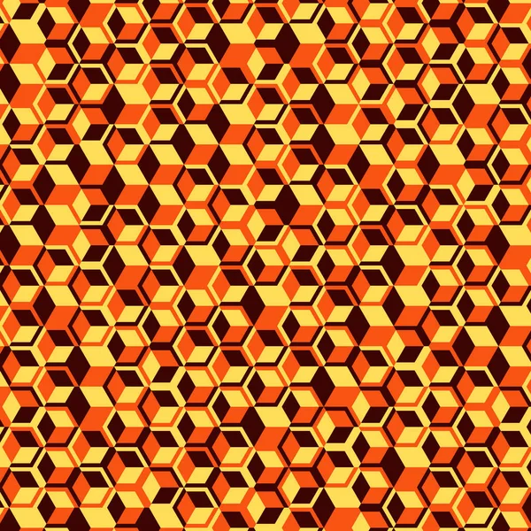  Altıgen Labirent deseni soyut illüstrasyon