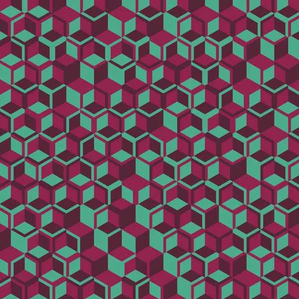  Altıgen Labirent deseni soyut illüstrasyon