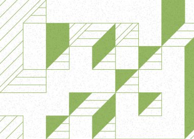 Edward Zajecs 2. Cubo 'nun 1971' deki uygulaması. Esasen 8 taştan oluşan bir Truchet fayans seti ve yerleştirme sanatı illüstrasyonu için kurallar.