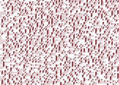 Edward Zajecs 2. Cubo 'nun 1971' deki uygulaması. Esasen 8 taştan oluşan bir Truchet fayans seti ve yerleştirme sanatı illüstrasyonu için kurallar.