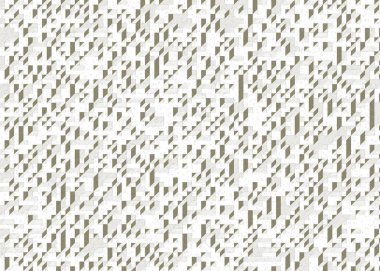 Edward Zajecs 2. Cubo 'nun 1971' deki uygulaması. Esasen 8 taştan oluşan bir Truchet fayans seti ve yerleştirme sanatı illüstrasyonu için kurallar.