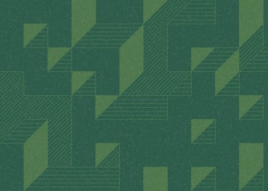 Edward Zajecs 2. Cubo 'nun 1971' deki uygulaması. Esasen 8 taştan oluşan bir Truchet fayans seti ve yerleştirme sanatı illüstrasyonu için kurallar.