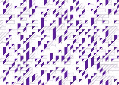 Edward Zajecs 2. Cubo 'nun 1971' deki uygulaması. Esasen 8 taştan oluşan bir Truchet fayans seti ve yerleştirme sanatı illüstrasyonu için kurallar.