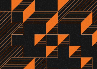 Edward Zajecs 2. Cubo 'nun 1971' deki uygulaması. Esasen 8 taştan oluşan bir Truchet fayans seti ve yerleştirme sanatı illüstrasyonu için kurallar.