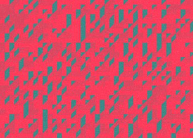 Edward Zajecs 2. Cubo 'nun 1971' deki uygulaması. Esasen 8 taştan oluşan bir Truchet fayans seti ve yerleştirme sanatı illüstrasyonu için kurallar.