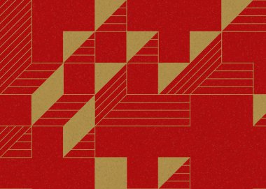 Edward Zajecs 2. Cubo 'nun 1971' deki uygulaması. Esasen 8 taştan oluşan bir Truchet fayans seti ve yerleştirme sanatı illüstrasyonu için kurallar.