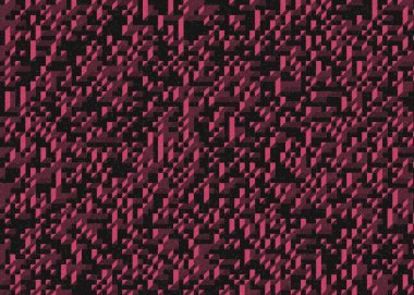 Edward Zajecs 2. Cubo 'nun 1971' deki uygulaması. Esasen 8 taştan oluşan bir Truchet fayans seti ve yerleştirme sanatı illüstrasyonu için kurallar.