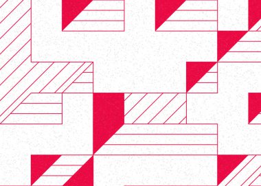 Edward Zajecs 2. Cubo 'nun 1971' deki uygulaması. Esasen 8 taştan oluşan bir Truchet fayans seti ve yerleştirme sanatı illüstrasyonu için kurallar.