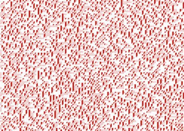 Edward Zajecs 2. Cubo 'nun 1971' deki uygulaması. Esasen 8 taştan oluşan bir Truchet fayans seti ve yerleştirme sanatı illüstrasyonu için kurallar.