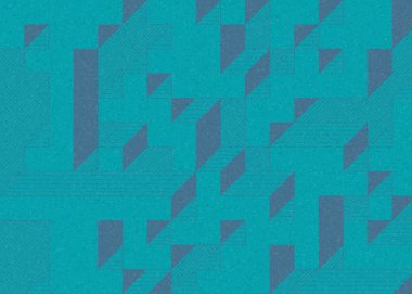 Edward Zajecs 2. Cubo 'nun 1971' deki uygulaması. Esasen 8 taştan oluşan bir Truchet fayans seti ve yerleştirme sanatı illüstrasyonu için kurallar.