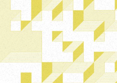 Edward Zajecs 2. Cubo 'nun 1971' deki uygulaması. Esasen 8 taştan oluşan bir Truchet fayans seti ve yerleştirme sanatı illüstrasyonu için kurallar.