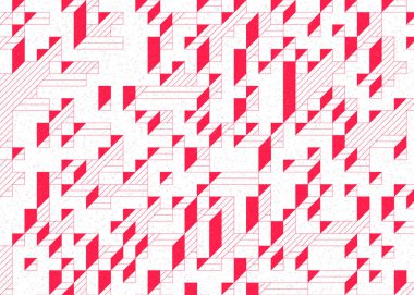 Edward Zajecs 2. Cubo 'nun 1971' deki uygulaması. Esasen 8 taştan oluşan bir Truchet fayans seti ve yerleştirme sanatı illüstrasyonu için kurallar.