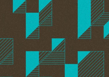 Edward Zajecs 2. Cubo 'nun 1971' deki uygulaması. Esasen 8 taştan oluşan bir Truchet fayans seti ve yerleştirme sanatı illüstrasyonu için kurallar.