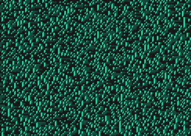 Edward Zajecs 2. Cubo 'nun 1971' deki uygulaması. Esasen 8 taştan oluşan bir Truchet fayans seti ve yerleştirme sanatı illüstrasyonu için kurallar.