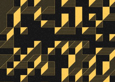 Edward Zajecs 2. Cubo 'nun 1971' deki uygulaması. Esasen 8 taştan oluşan bir Truchet fayans seti ve yerleştirme sanatı illüstrasyonu için kurallar.