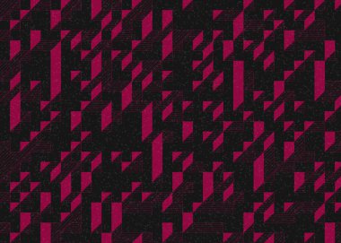 Edward Zajecs 2. Cubo 'nun 1971' deki uygulaması. Esasen 8 taştan oluşan bir Truchet fayans seti ve yerleştirme sanatı illüstrasyonu için kurallar.