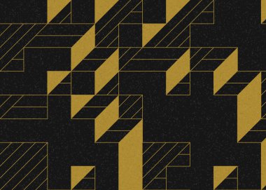 Edward Zajecs 2. Cubo 'nun 1971' deki uygulaması. Esasen 8 taştan oluşan bir Truchet fayans seti ve yerleştirme sanatı illüstrasyonu için kurallar.