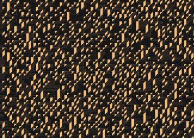 Edward Zajecs 2. Cubo 'nun 1971' deki uygulaması. Esasen 8 taştan oluşan bir Truchet fayans seti ve yerleştirme sanatı illüstrasyonu için kurallar.