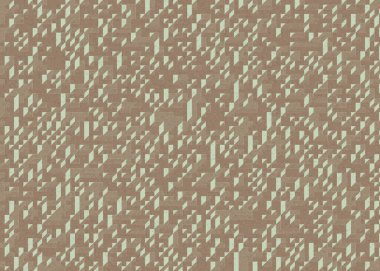 Edward Zajecs 2. Cubo 'nun 1971' deki uygulaması. Esasen 8 taştan oluşan bir Truchet fayans seti ve yerleştirme sanatı illüstrasyonu için kurallar.