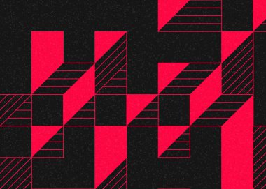 Edward Zajecs 2. Cubo 'nun 1971' deki uygulaması. Esasen 8 taştan oluşan bir Truchet fayans seti ve yerleştirme sanatı illüstrasyonu için kurallar.