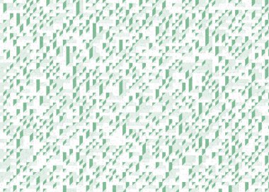 Edward Zajecs 2. Cubo 'nun 1971' deki uygulaması. Esasen 8 taştan oluşan bir Truchet fayans seti ve yerleştirme sanatı illüstrasyonu için kurallar.