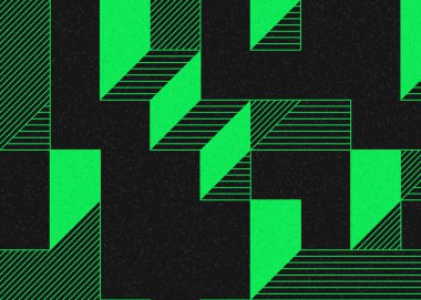 Edward Zajecs 2. Cubo 'nun 1971' deki uygulaması. Esasen 8 taştan oluşan bir Truchet fayans seti ve yerleştirme sanatı illüstrasyonu için kurallar.