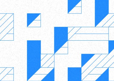 Edward Zajecs 2. Cubo 'nun 1971' deki uygulaması. Esasen 8 taştan oluşan bir Truchet fayans seti ve yerleştirme sanatı illüstrasyonu için kurallar.