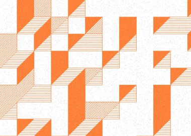 Edward Zajecs 2. Cubo 'nun 1971' deki uygulaması. Esasen 8 taştan oluşan bir Truchet fayans seti ve yerleştirme sanatı illüstrasyonu için kurallar.