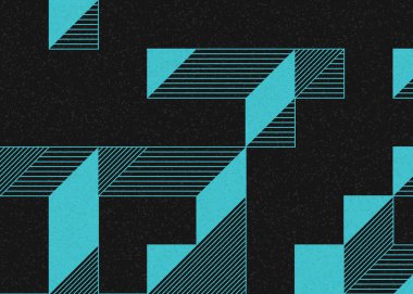 Edward Zajecs 2. Cubo 'nun 1971' deki uygulaması. Esasen 8 taştan oluşan bir Truchet fayans seti ve yerleştirme sanatı illüstrasyonu için kurallar.