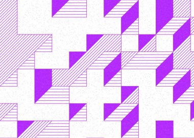 Edward Zajecs 2. Cubo 'nun 1971' deki uygulaması. Esasen 8 taştan oluşan bir Truchet fayans seti ve yerleştirme sanatı illüstrasyonu için kurallar.