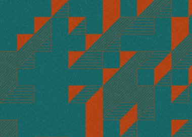 Edward Zajecs 2. Cubo 'nun 1971' deki uygulaması. Esasen 8 taştan oluşan bir Truchet fayans seti ve yerleştirme sanatı illüstrasyonu için kurallar.