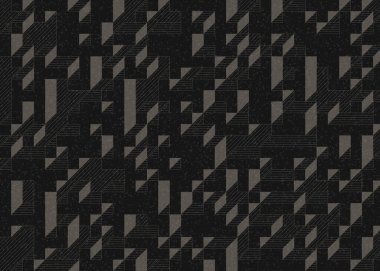 Edward Zajecs 2. Cubo 'nun 1971' deki uygulaması. Esasen 8 taştan oluşan bir Truchet fayans seti ve yerleştirme sanatı illüstrasyonu için kurallar.