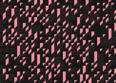 Edward Zajecs 2. Cubo 'nun 1971' deki uygulaması. Esasen 8 taştan oluşan bir Truchet fayans seti ve yerleştirme sanatı illüstrasyonu için kurallar.