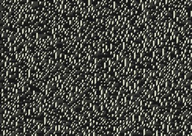 Edward Zajecs 2. Cubo 'nun 1971' deki uygulaması. Esasen 8 taştan oluşan bir Truchet fayans seti ve yerleştirme sanatı illüstrasyonu için kurallar.